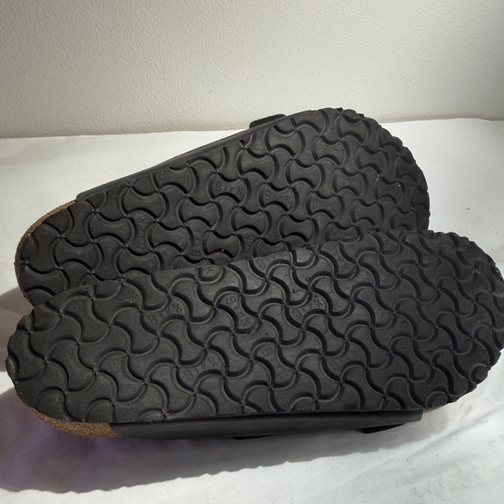 Used Birkenstock Men's Black double strap Sandals size 13 - Picture 5 of 5